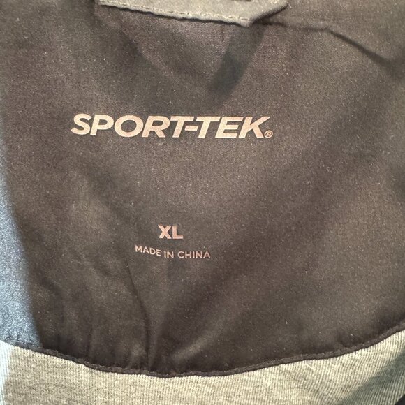 Men's Lock Haven University Blue and White 1/4 Zipper Wind Jacket - XL - Picture 4 of 4